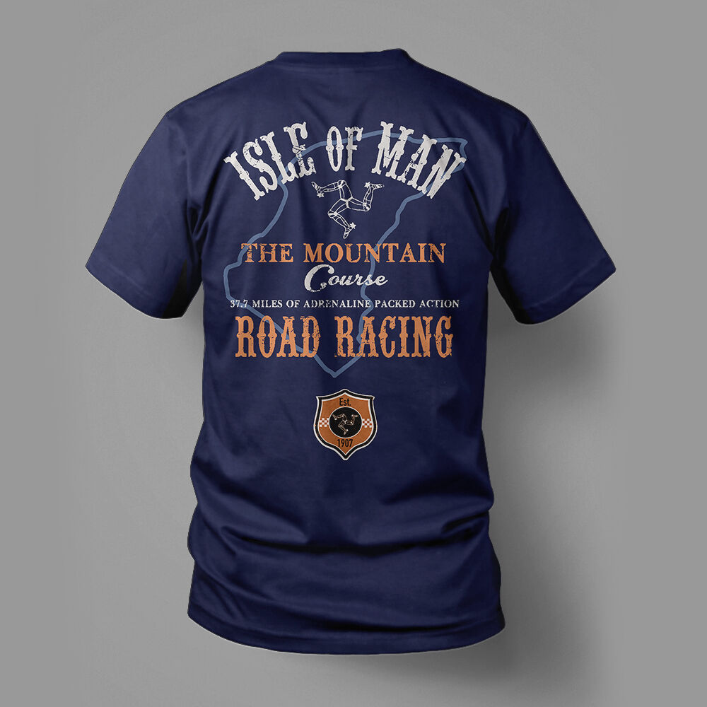 Isle Of Man Bray Hill Printed T Shirt