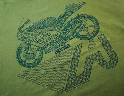 Official Aprilia Rsw250 Green T Shirt - A1Tsmc18Vin1Ve