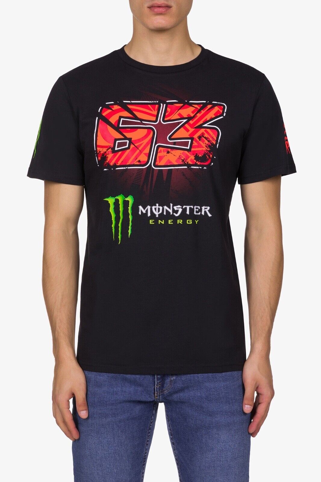 Official Francesco Bagnaia Dual Monster T Shirt - Mbmts 476504