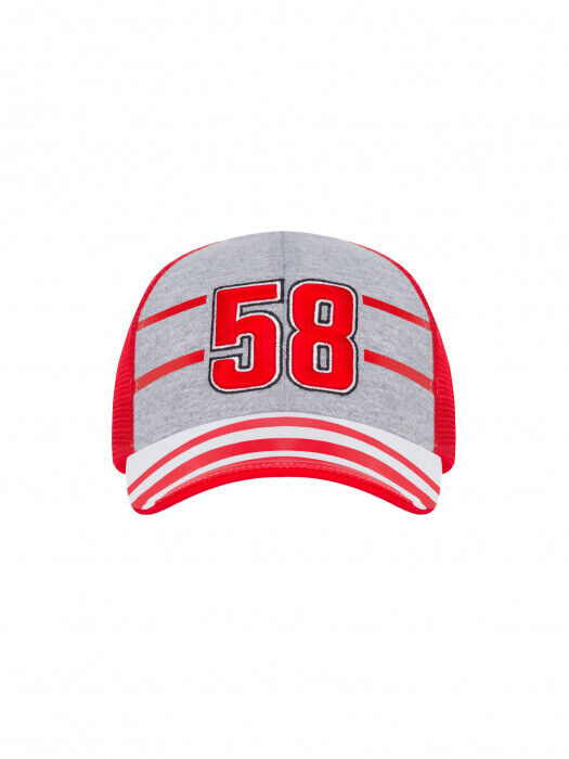 Official Marco Simoncelli Supersic 58 Stripes Cap - 19 45001