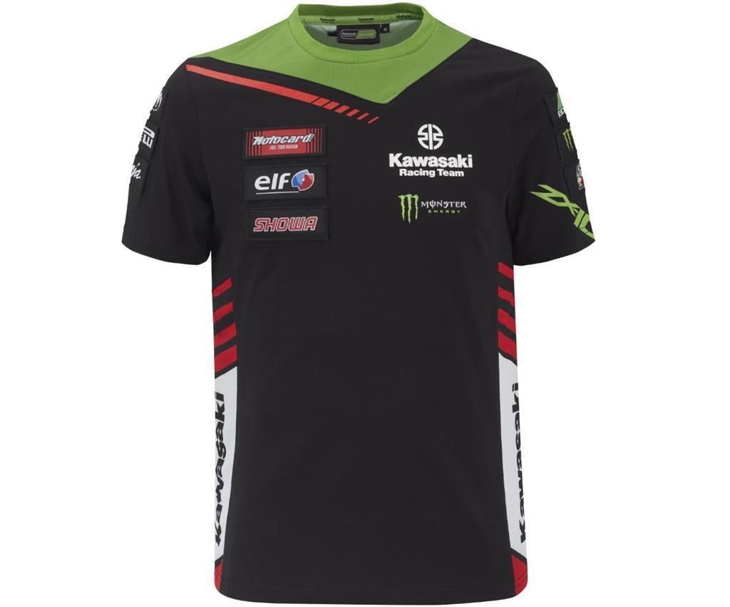 Official Kawasaki Motocard Krt Team T Shirt - 21 31501