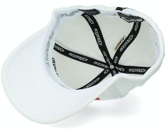 Alpinestar Indulgent Flexifit White Baseball Cap - 1139 81520