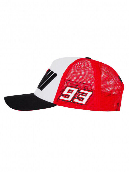 Official Marc Marquez 93 Trucker Flat Peak Cap - 17 43003