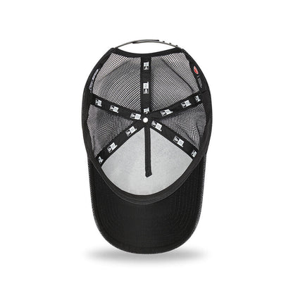 Official Ducati Corse Tonal Denim Black 9Forty A-Frame Trucker Cap - 60284557