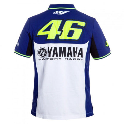 Official Valentino Rossi VR46 Dual Yamaha Mans Polo - Ydmpo 214509