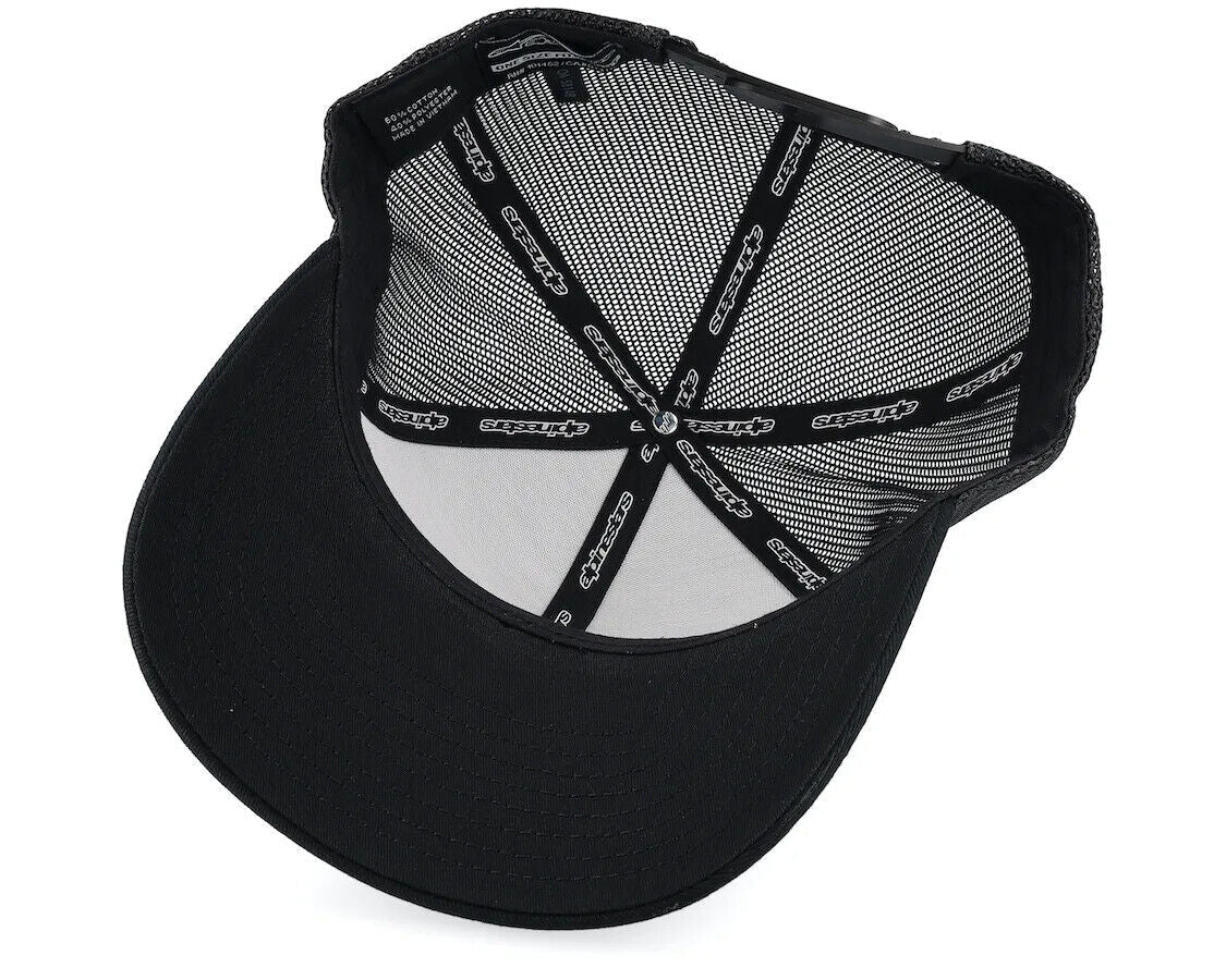 Alpinestar Black Find Trucker Cap - 1213-81008
