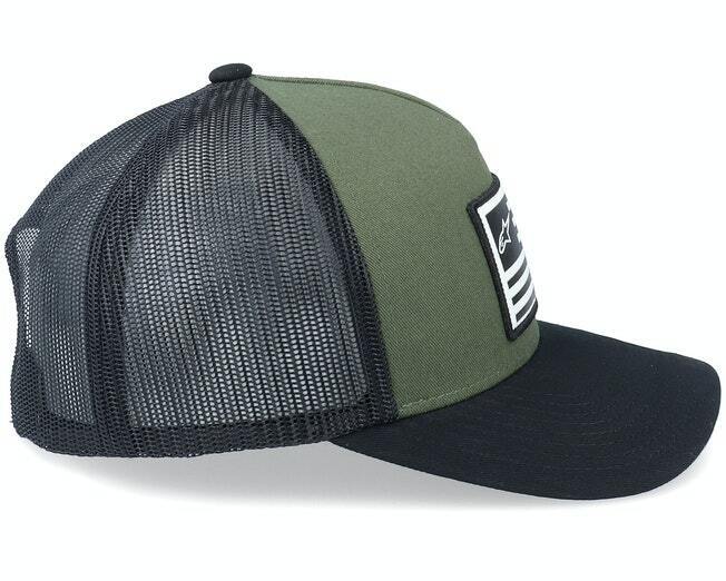 Alpinestar Flag Black/Green Baseball Cap -1210 81013
