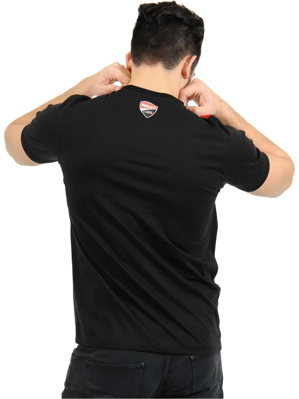 Official Ducati Corse Black T'Shirt - 16 36006