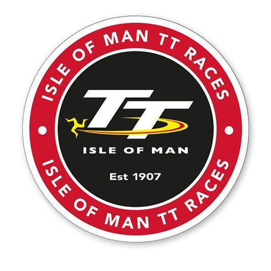 Official Isle Of Man TT Races Large Sticker