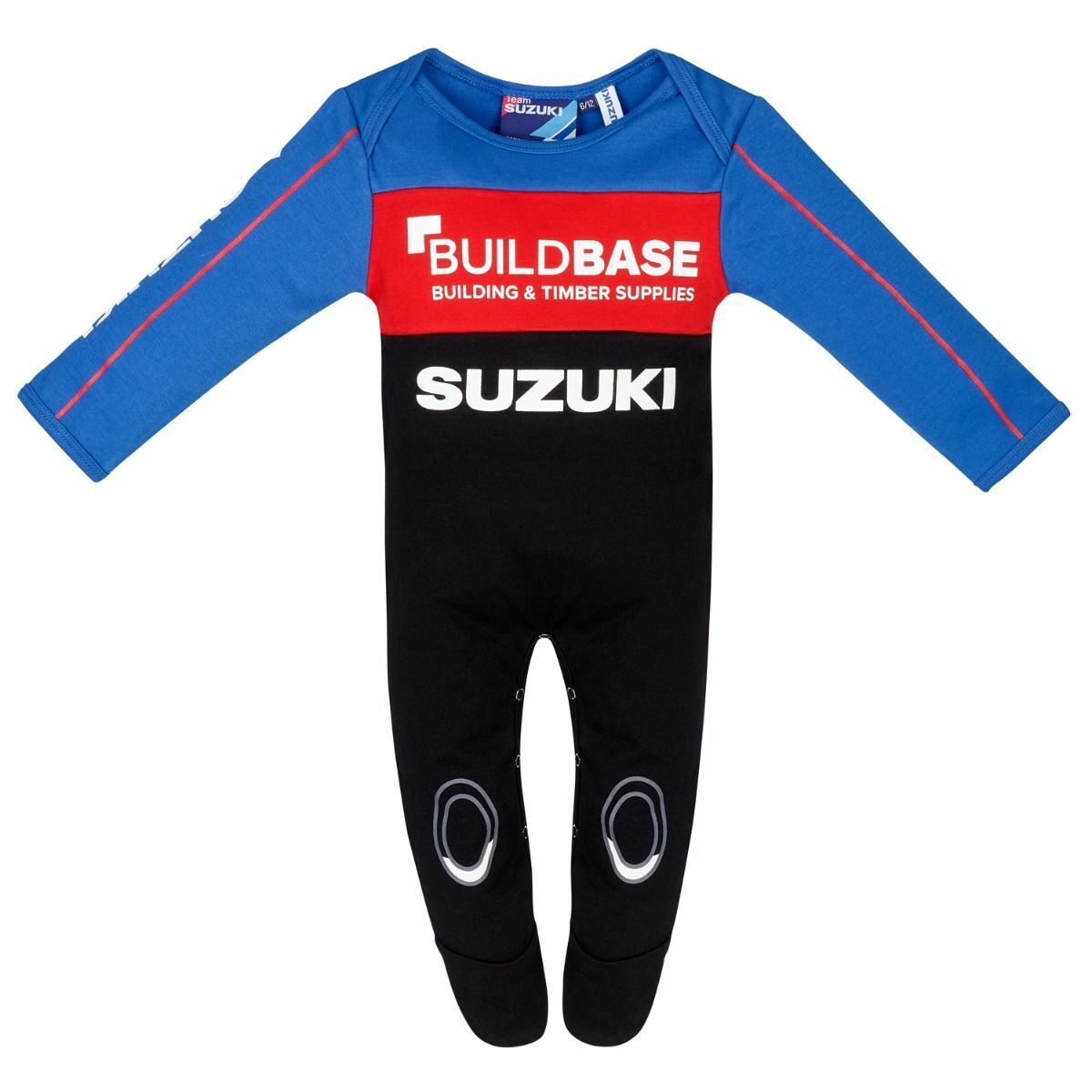 Official Buildbase Suzuki Racing Baby Grow - 19Bsb-Bg