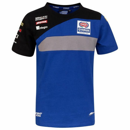 Official Pata Yamaha WSBK Kid's Team T Shirt - 19YamWSBK-Kct