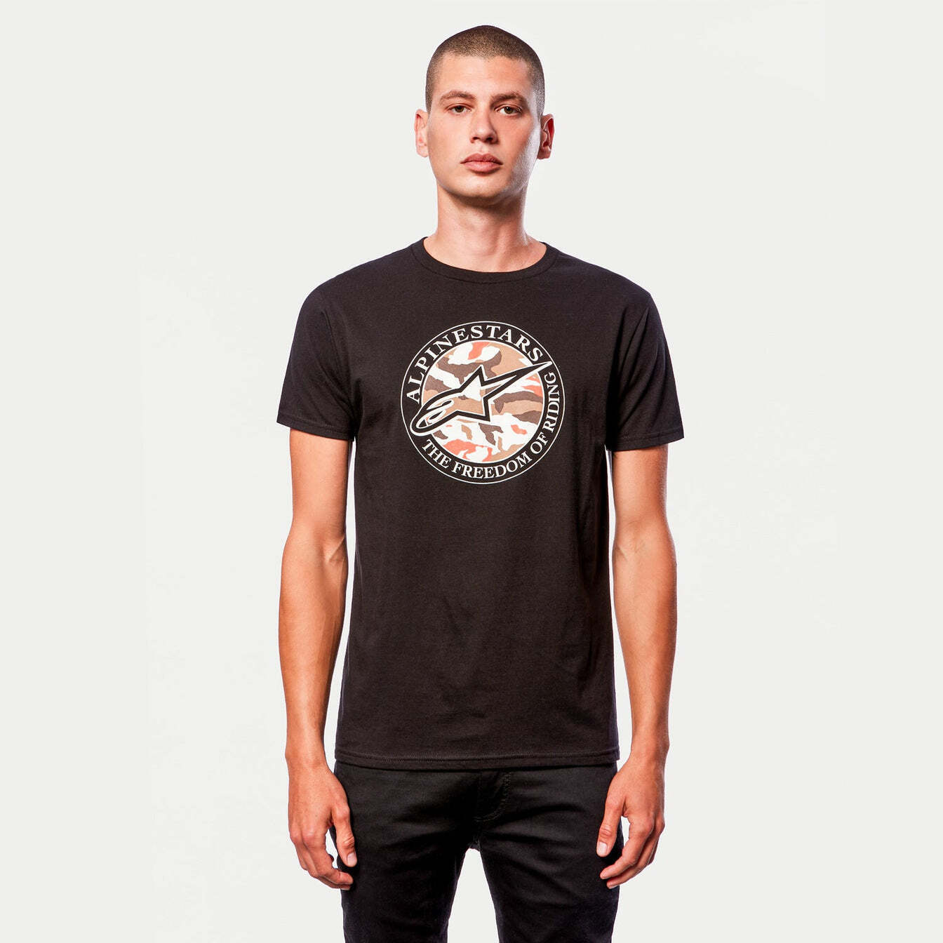 Alpinestars Dot Camo Black T Shirt - 1213-72660-10