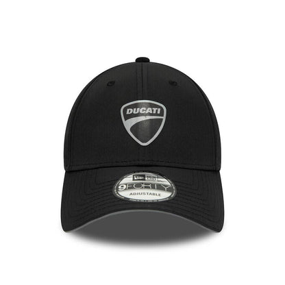 Official Ducati Corse New Era 9Forty Black Reflective Baseball Cap - 60334543