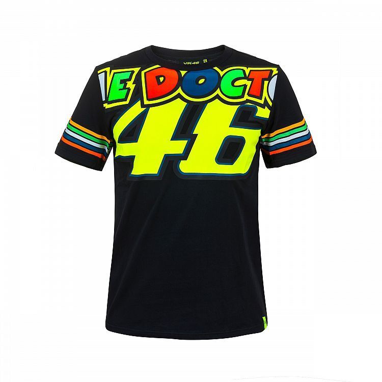 VR46 Official Valentino Rossi 2018 Stripes T'Shirt - Vrmts 305204