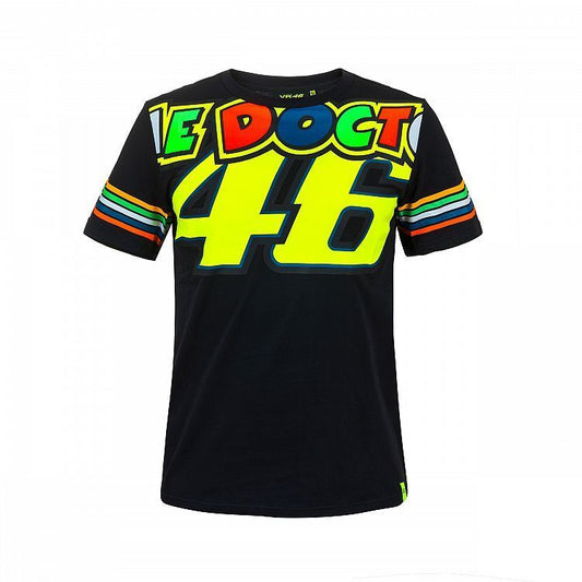 VR46 Official Valentino Rossi 2018 Stripes T'Shirt - Vrmts 305204