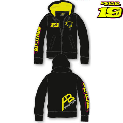 Official Alvaro Bautista 19 Unisex Black Hoodie - 705 04