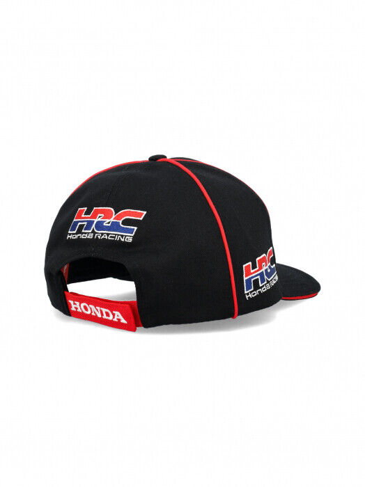 Official HRC (Honda Racing Corp.) Midvisor Black Baseball Cap - 22 48003