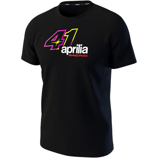 Official Aleix Espargaro / Aprilia 41 Black Dual T Shirt 23 - 104101075
