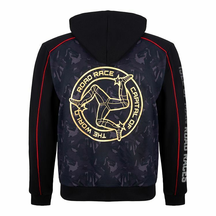 Isle Of Man Road Races Camo Full Zip Hoodie - 19Iom-Ah-Camo
