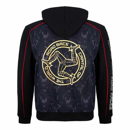 Isle Of Man Road Races Camo Full Zip Hoodie - 19Iom-Ah-Camo