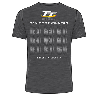 Official Isle Of Man TT Races Course Heather T'Shirt