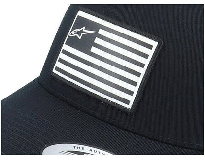 Alpinestar Flag Black Flexifit Baseball Cap -1210 81100
