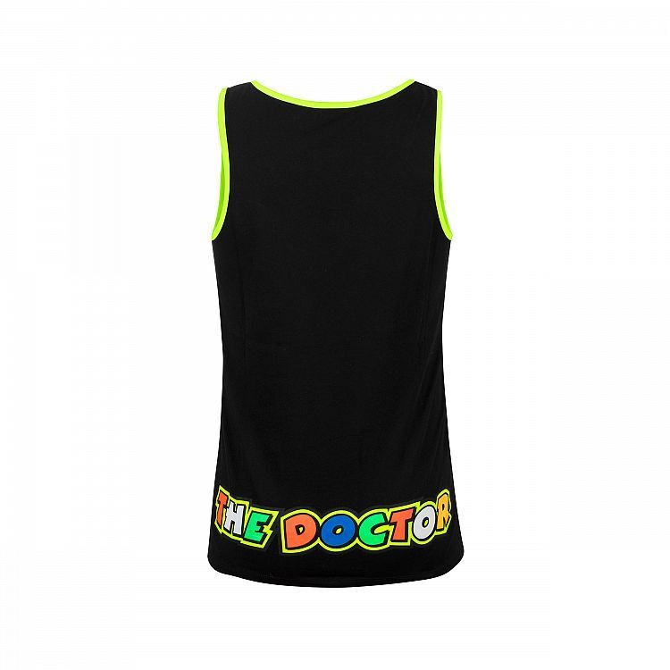 VR46 Official Valentino Rossi Black Tank Top - Vrmtt 306104