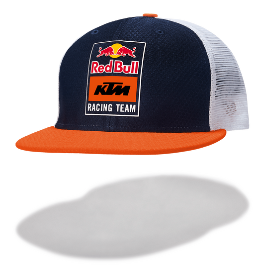 Official Red Bull KTM Racing New Era Truckers Flat Peak Cap - KTM21044