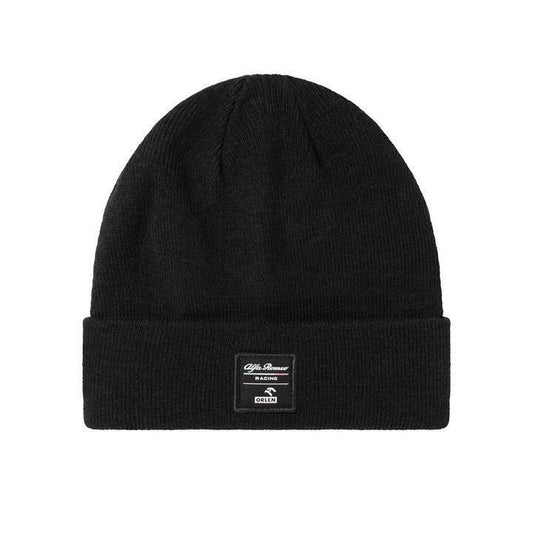 Official Alfa Romeo Racing Orlen Black Team Beanie Cap - U900021413B10