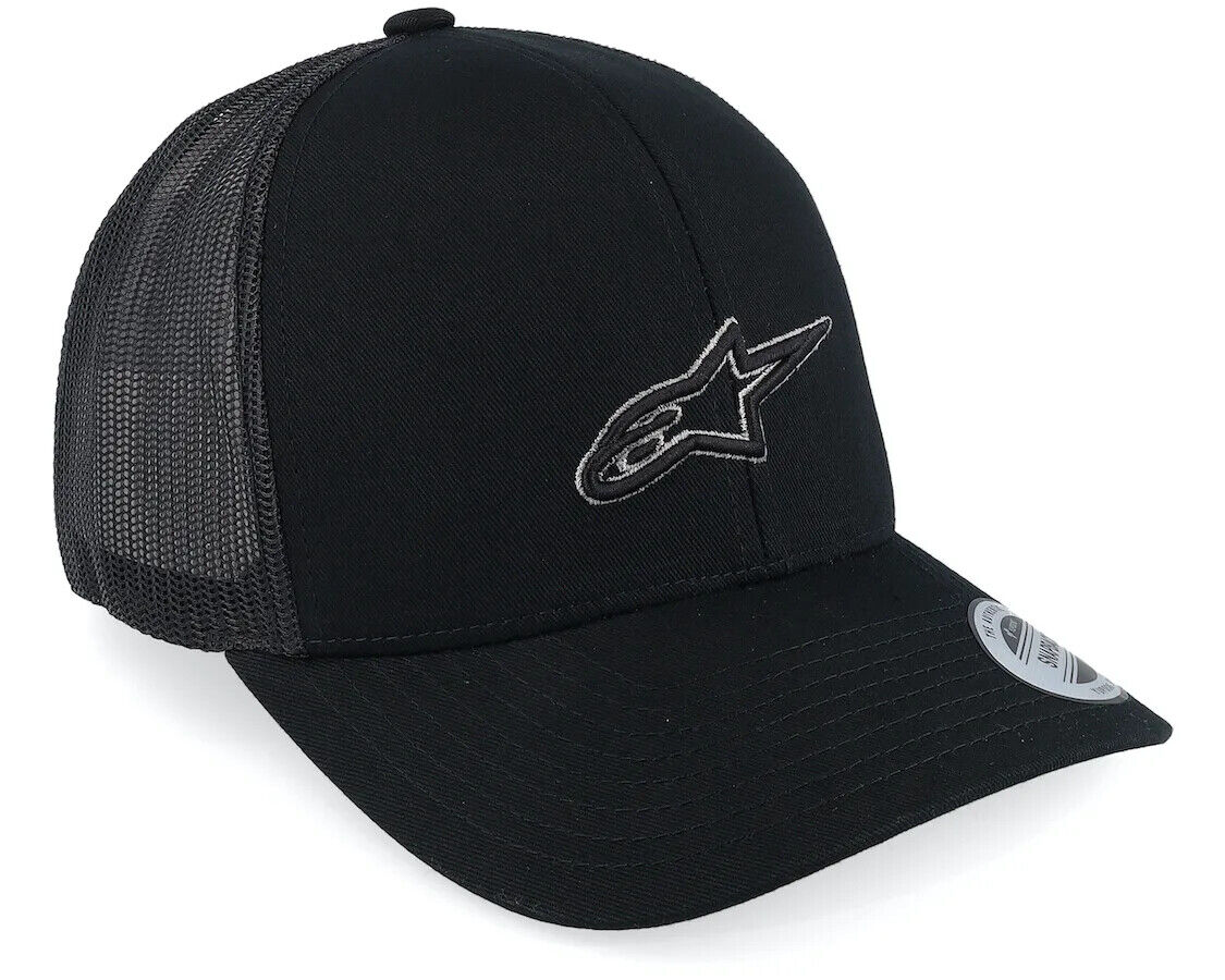 Alpinestar Black Find Trucker Cap - 1213-81008