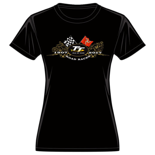 2017 Official Isle Of Man TT Gold Bikes Woman's T'Shirt - 17Atsl1