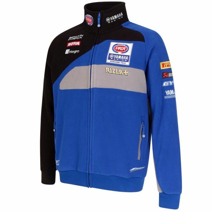 Official Pata Yamaha Racing Team Fleece Jacket - 19YamWSBK-R-Af1