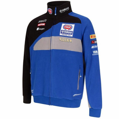 Official Pata Yamaha Racing Team Fleece Jacket - 19YamWSBK-R-Af1