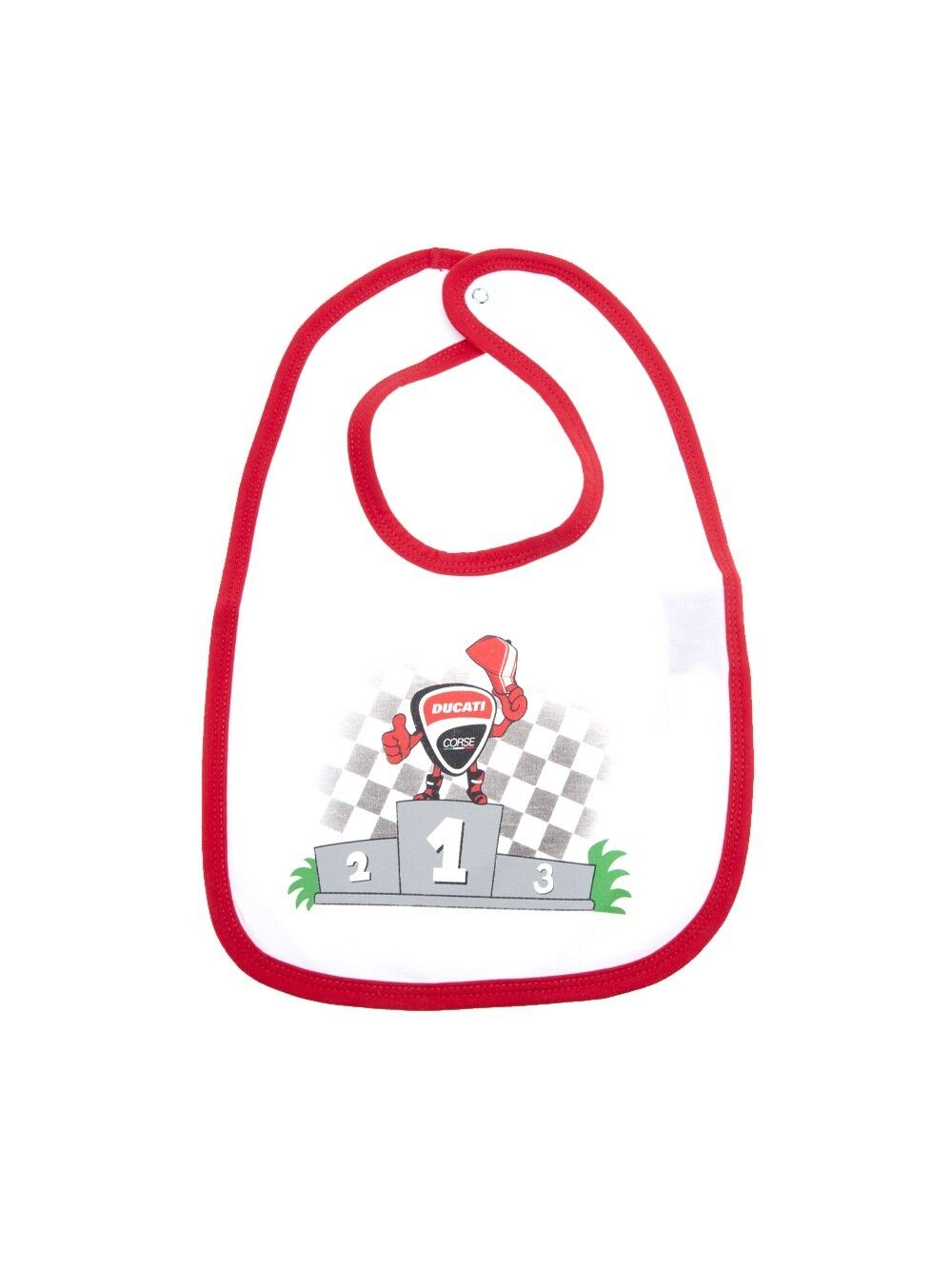 Official Ducati Mascot Baby Bib - 17 86002
