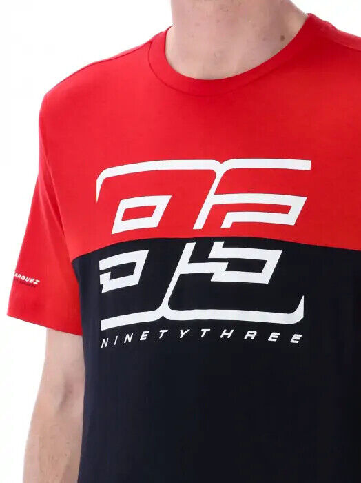 Marc Marquez Official Red / Blue 93 T-Shirt - 23 33002