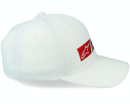 Alpinestar Indulgent Flexifit White Baseball Cap - 1139 81520
