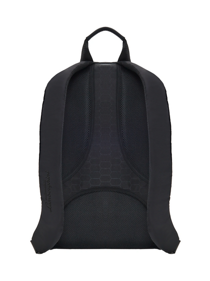 Official Lamborghini Squadra Corse Black Backpack - Lb17Rs