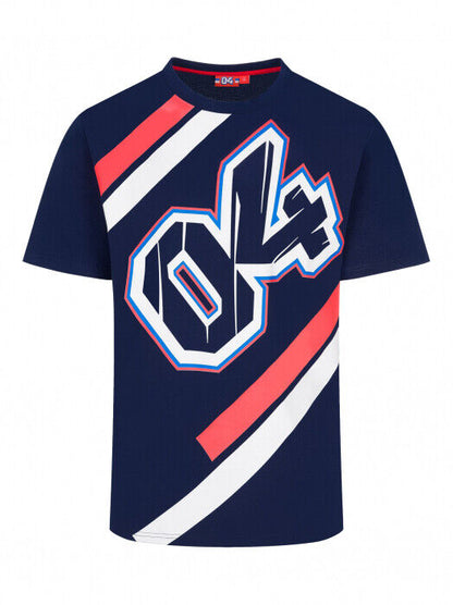 Andrea Dovizioso Official 04 Blue T'Shirt - 20 32203