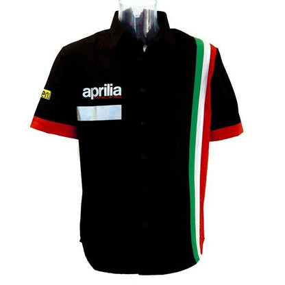 New Official Aprilia Team Black Shirt - Af1 -14