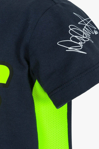 VR46 Official Valentino Rossi 46 Blue Kids T'Shirt - Vrkts 431702