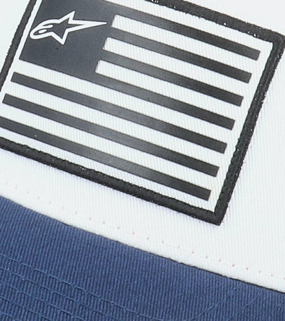 Alpinestar Flag Red White & Blue Snapback Baseball Cap - 1211 81013
