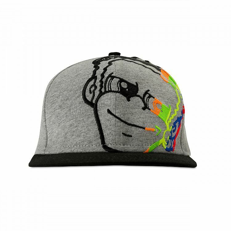 VR46 Valentino Rossi Official Dottorino Grey Cap - Vrmca 351905