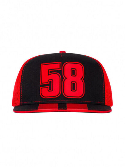 Official Marco Simoncelli Supersic 58 Flat Peak Cap - 19 45005