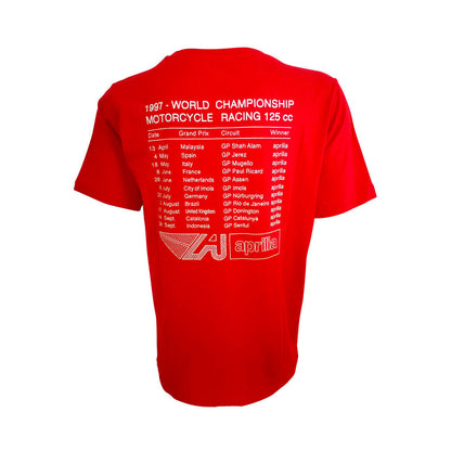 Official Aprilia Rsw125 Red T Shirt - A1Tsmc18Vin1R0