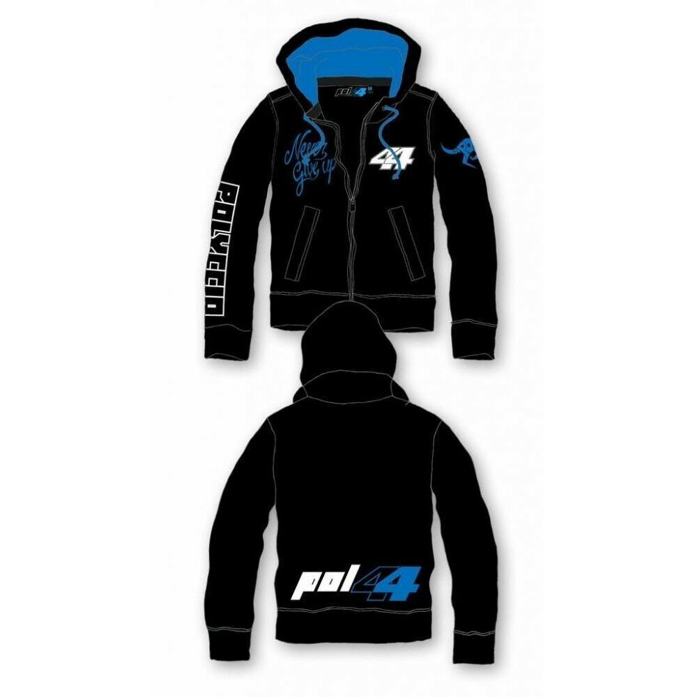 Official Pol Espargaro 44 Black Zip Up Hoodie - Pemfl 662 04