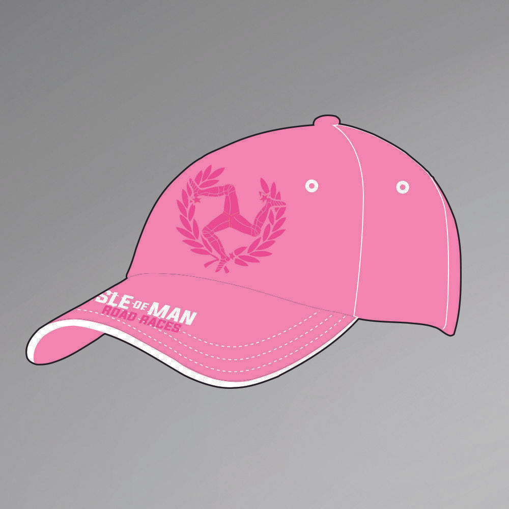 Isle Of Man Road Races Pink Cap - 17Iom Bbc5