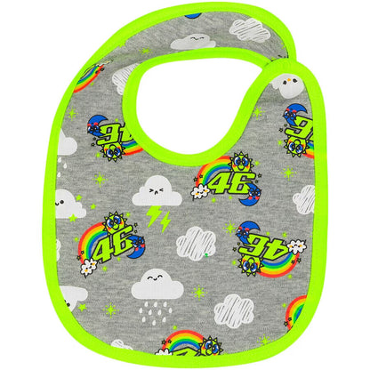 New Official Valentino Rossi VR46 Sun & Moon Baby Bib . Vrkbi 1432605
