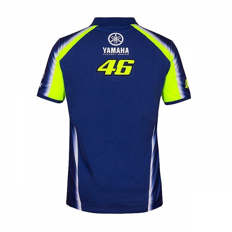 Official Valentino Rossi VR46 Dual Yamaha Mans Polo - Ydmpo 314009