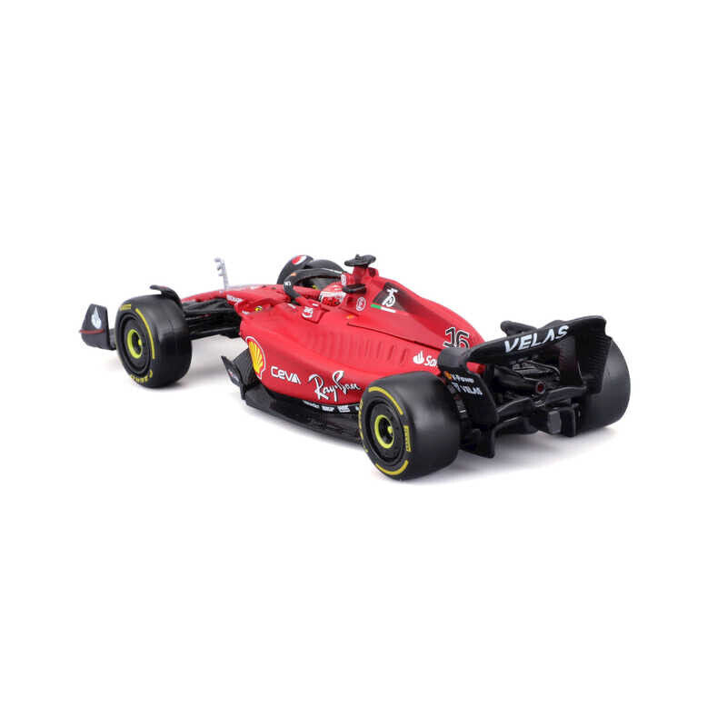 Ferrari F1-75 Charles Leclerc With Helmet 1:43 Bburago Model - B18-36831L