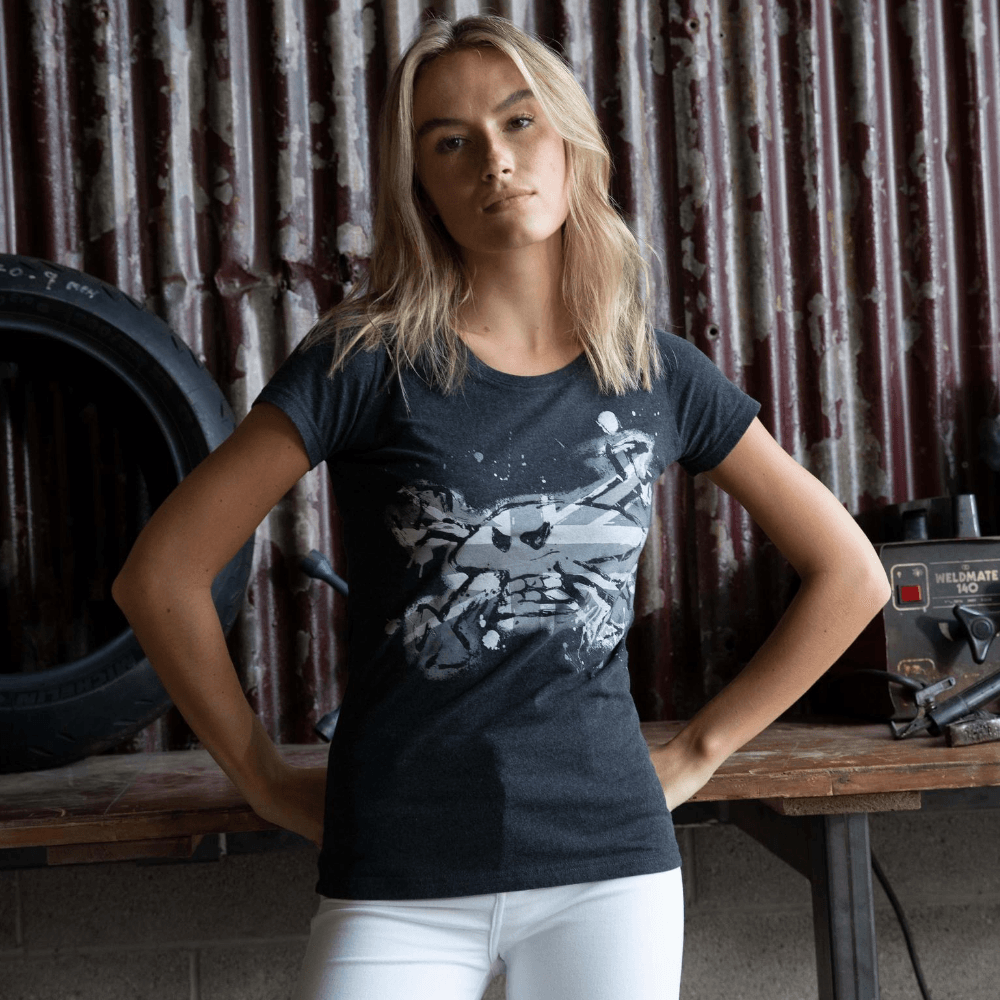 Official Guy Martin Rough N Ready Blighty Edn Woman's T-Shirt - Rtgl0054